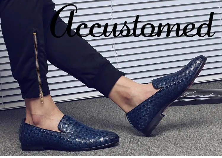 Loafers Moccasins Italian Shoes for Men Flats