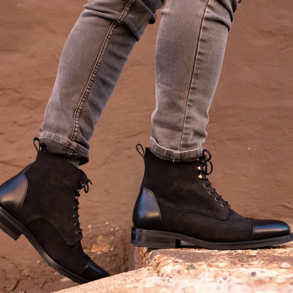 Logan Boot Black Suede