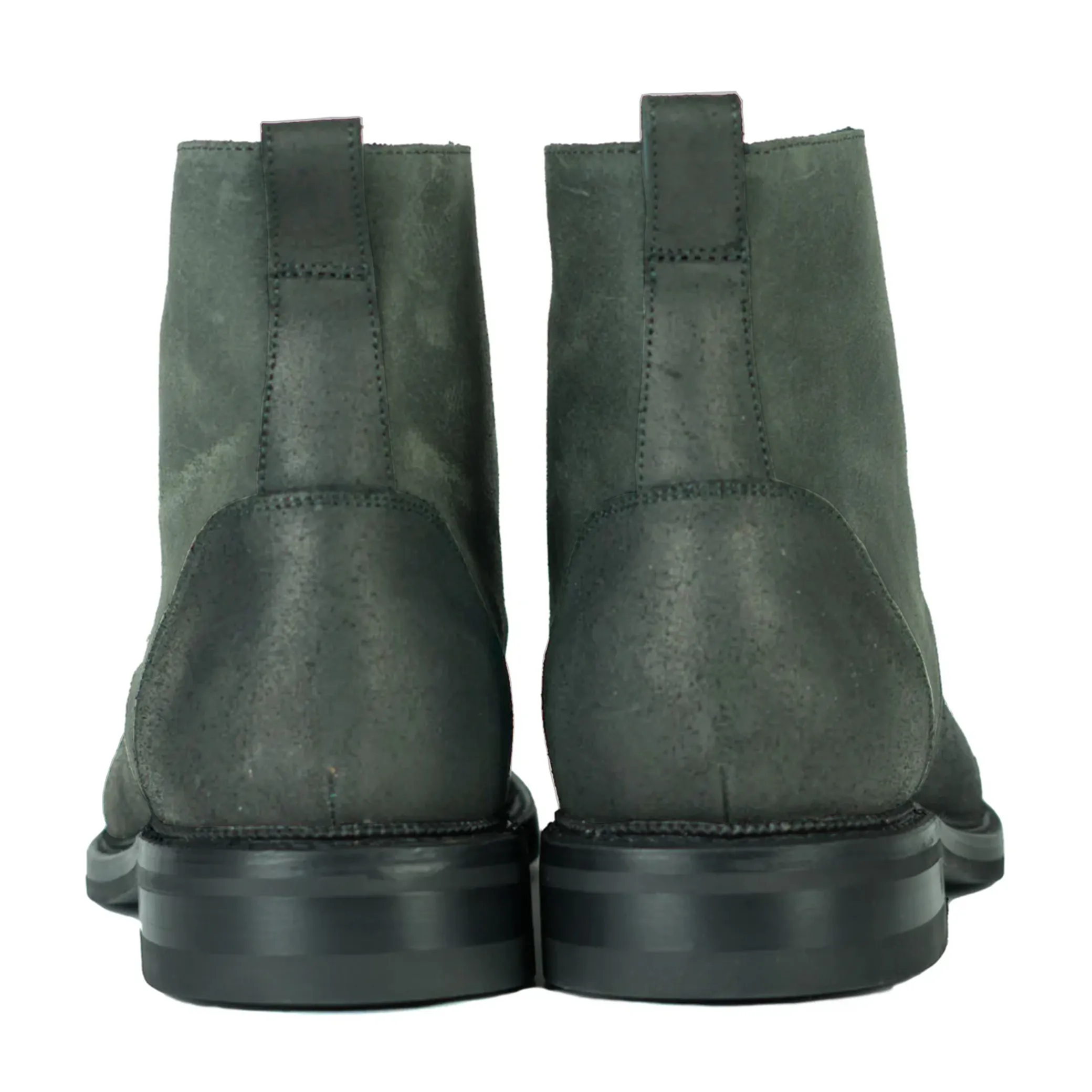 Logan Boot Grey Wax Suede