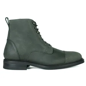 Logan Boot Grey Wax Suede