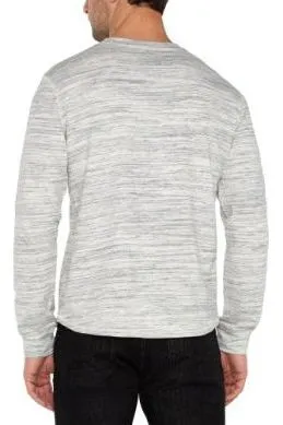 Longsleeve Crew Neck - Grey/White Multi