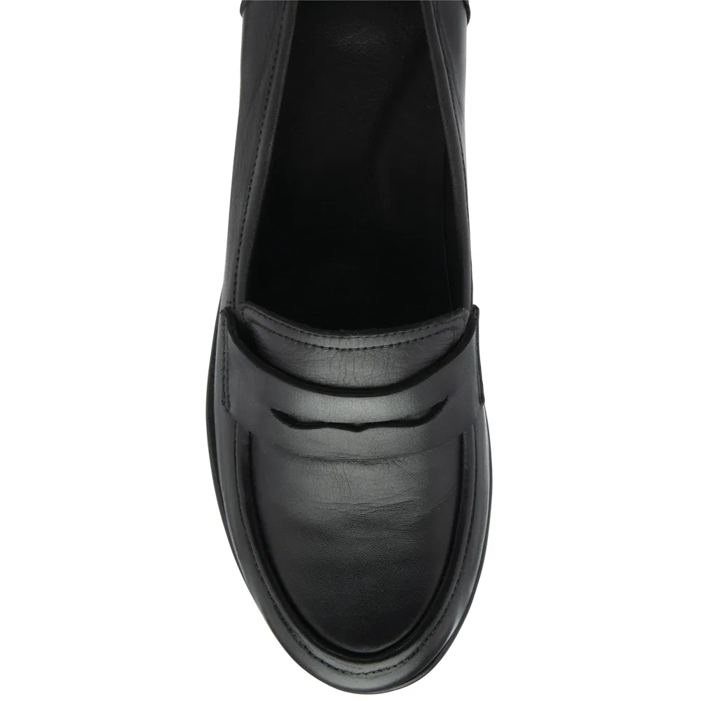 Lotus Detroit Black Leather Shoes