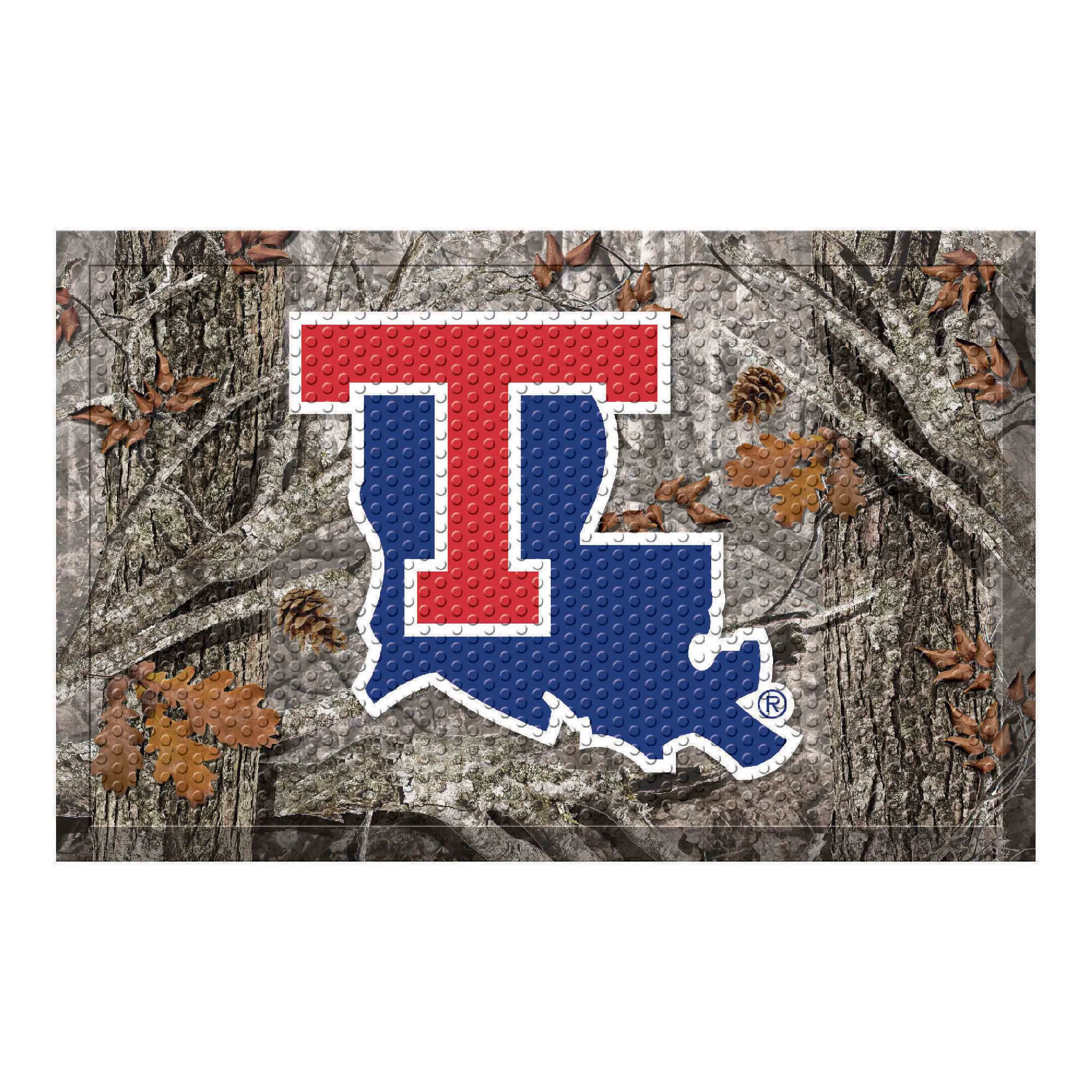 Louisiana Tech University Camo Scraper Mat