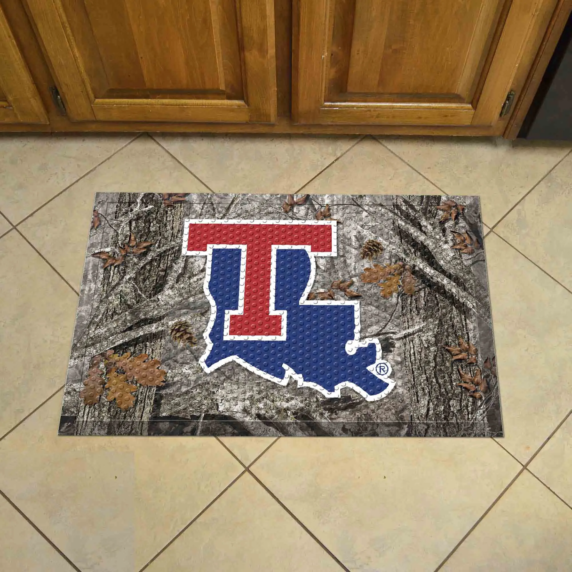Louisiana Tech University Camo Scraper Mat