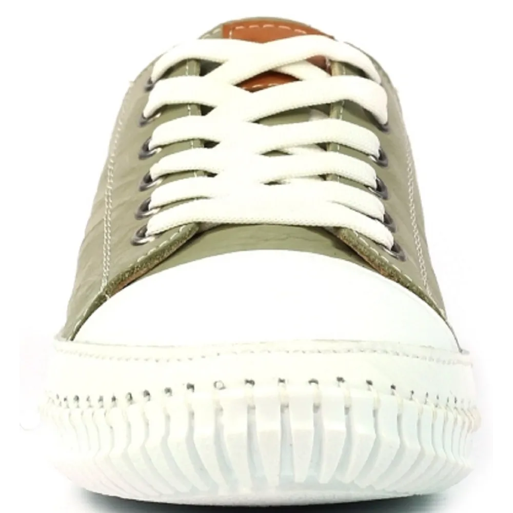 Lunar Truffle II Khaki Leather Shoes