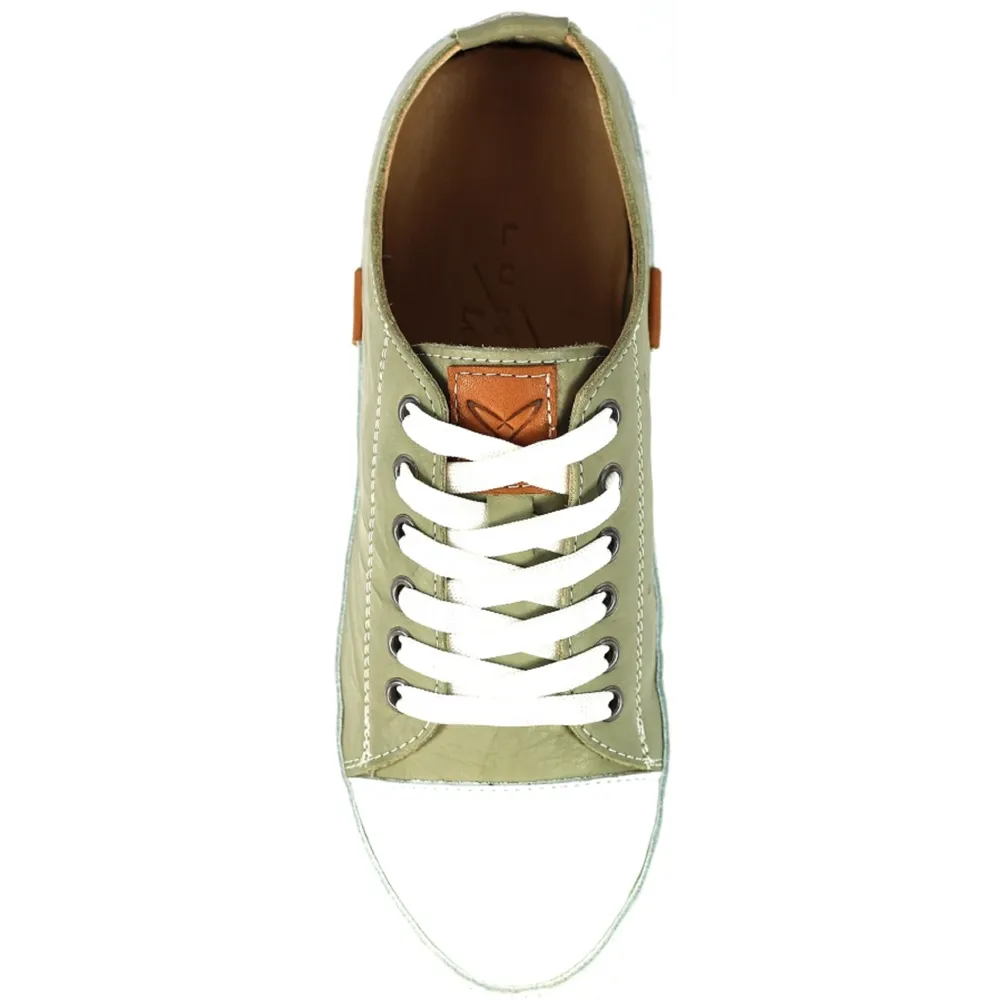 Lunar Truffle II Khaki Leather Shoes