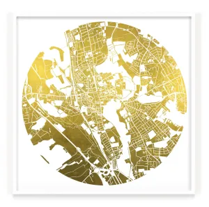 Mappa Mundi Oxford (24 Karat Gold)