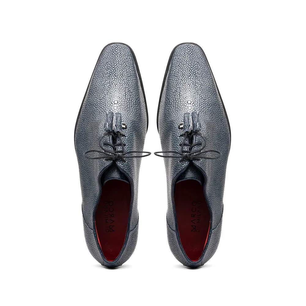 Marco Di Milano Pannuci Navy Stingray Dress Oxfords