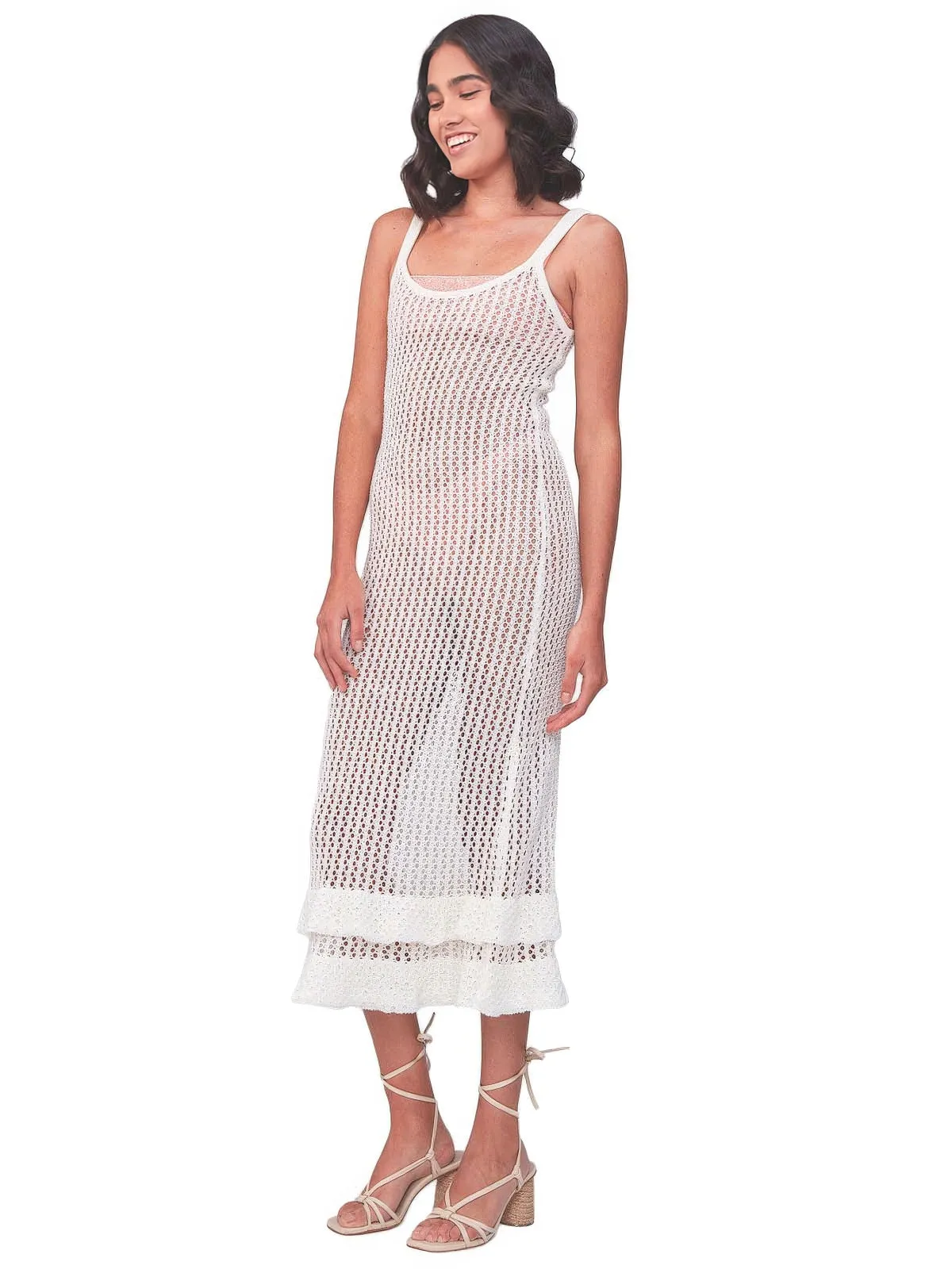 Maxi Crochet Dress ::RET
