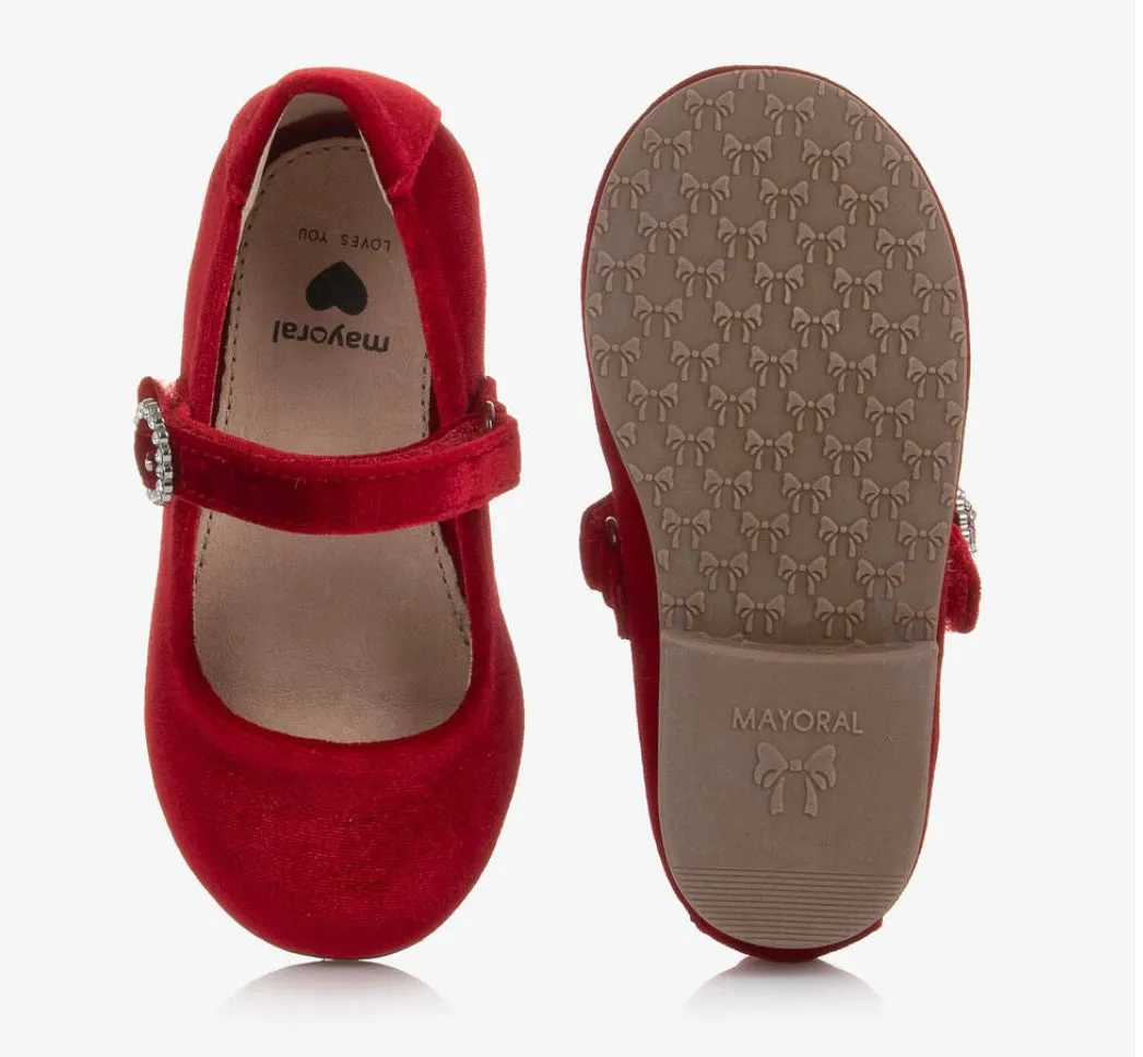 Mayoral - Velvet Red Shoe