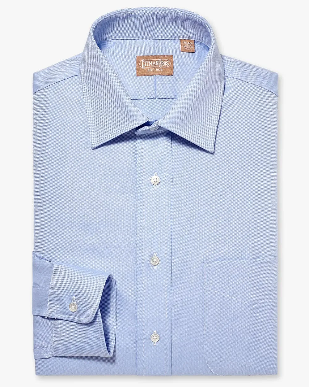 Medium Spread Royal Oxford Blue - Tailored
