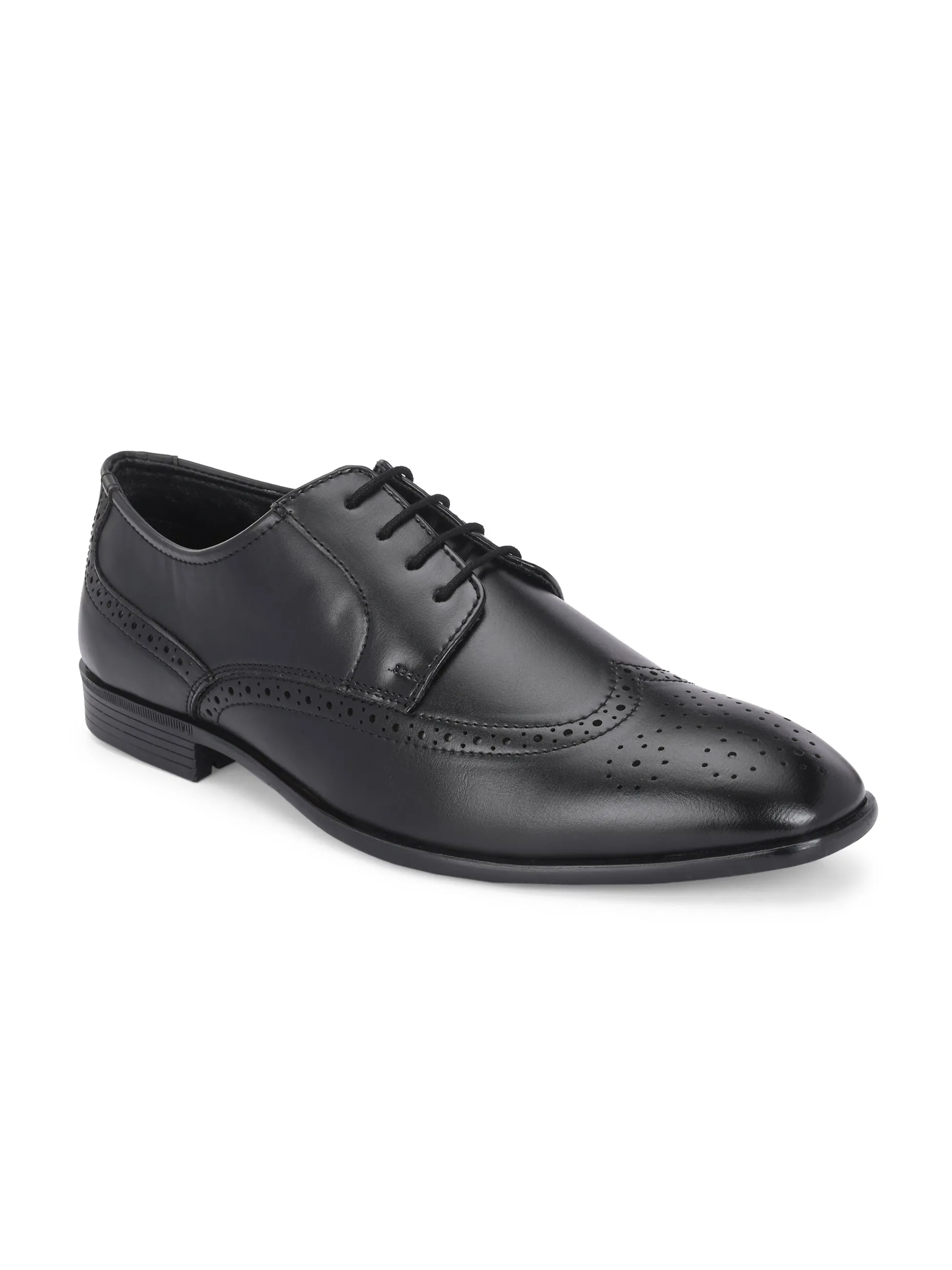Men Formal Faux Leather Formal Lace Up Derby