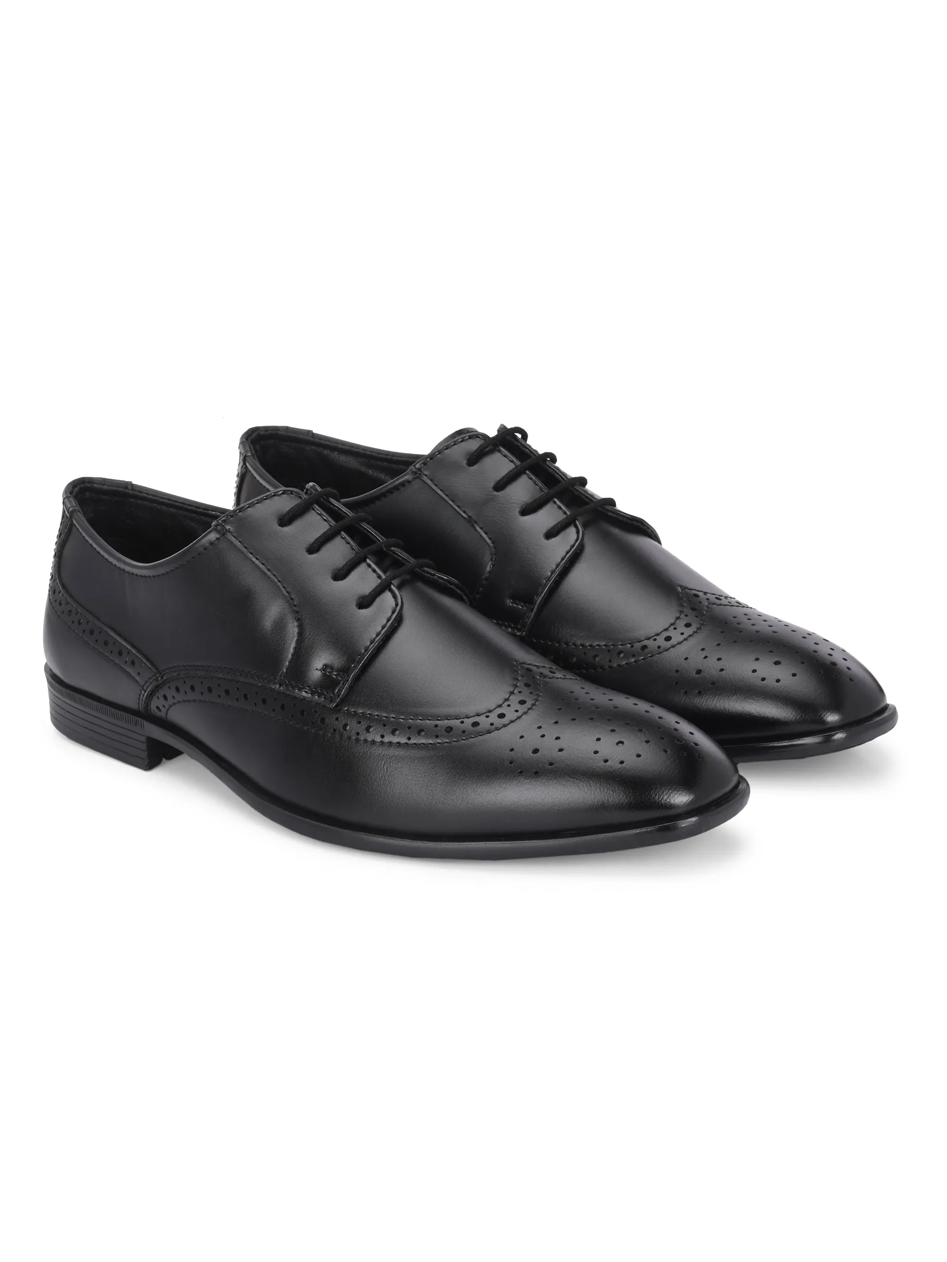 Men Formal Faux Leather Formal Lace Up Derby