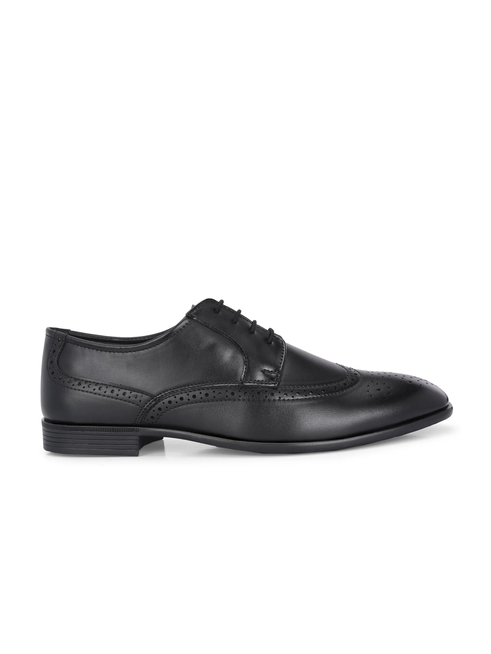 Men Formal Faux Leather Formal Lace Up Derby