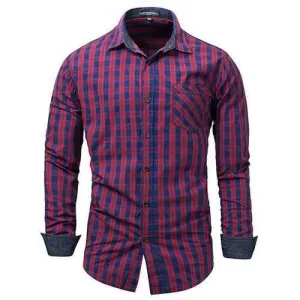 Mens Bussiness Casual Shirt