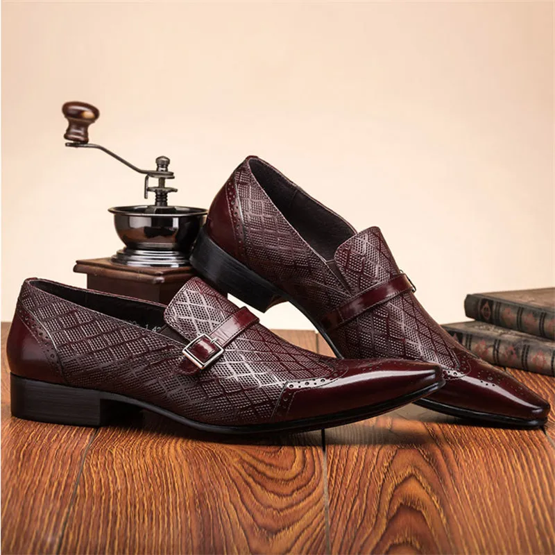 Men's Fashion Leather Business Shoes