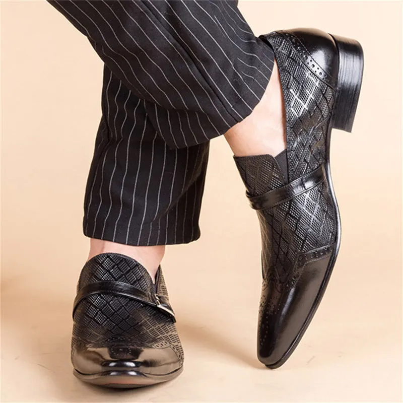 Men's Fashion Leather Business Shoes