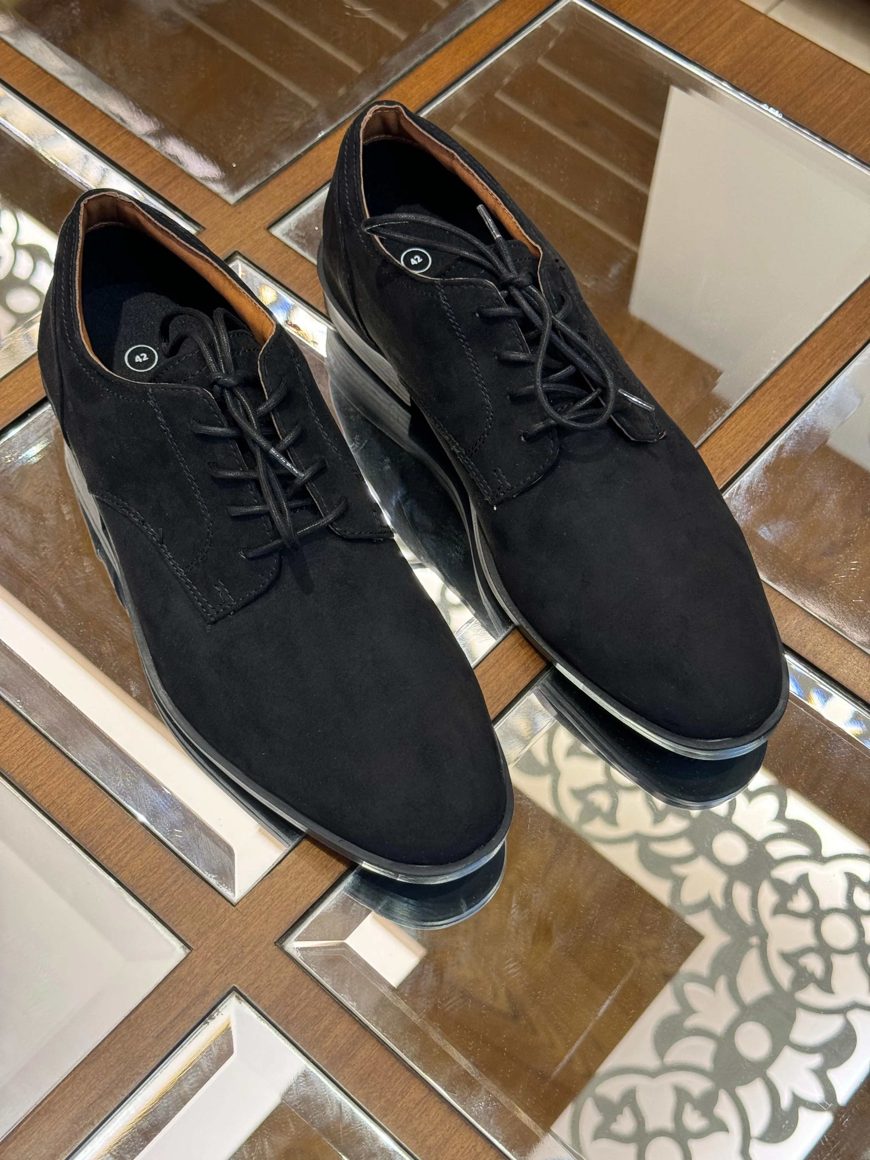 Mens Lace Up Shoes - black