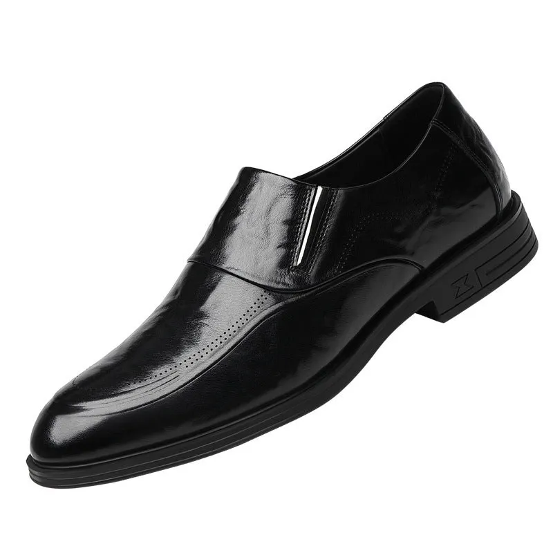 Men's Leather Business Inner Height Increasing Leather Shoes