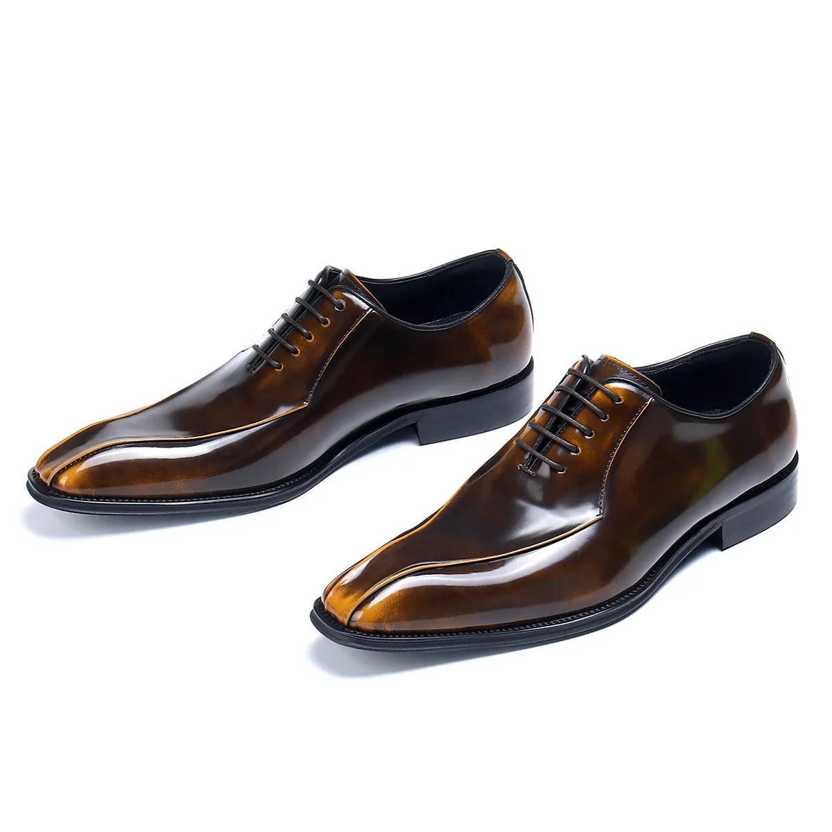 Men's Patent Leather Glossy Leather Shoes Business Formal Wear Oxford Shoes Men's Shoes mens shoes89272
