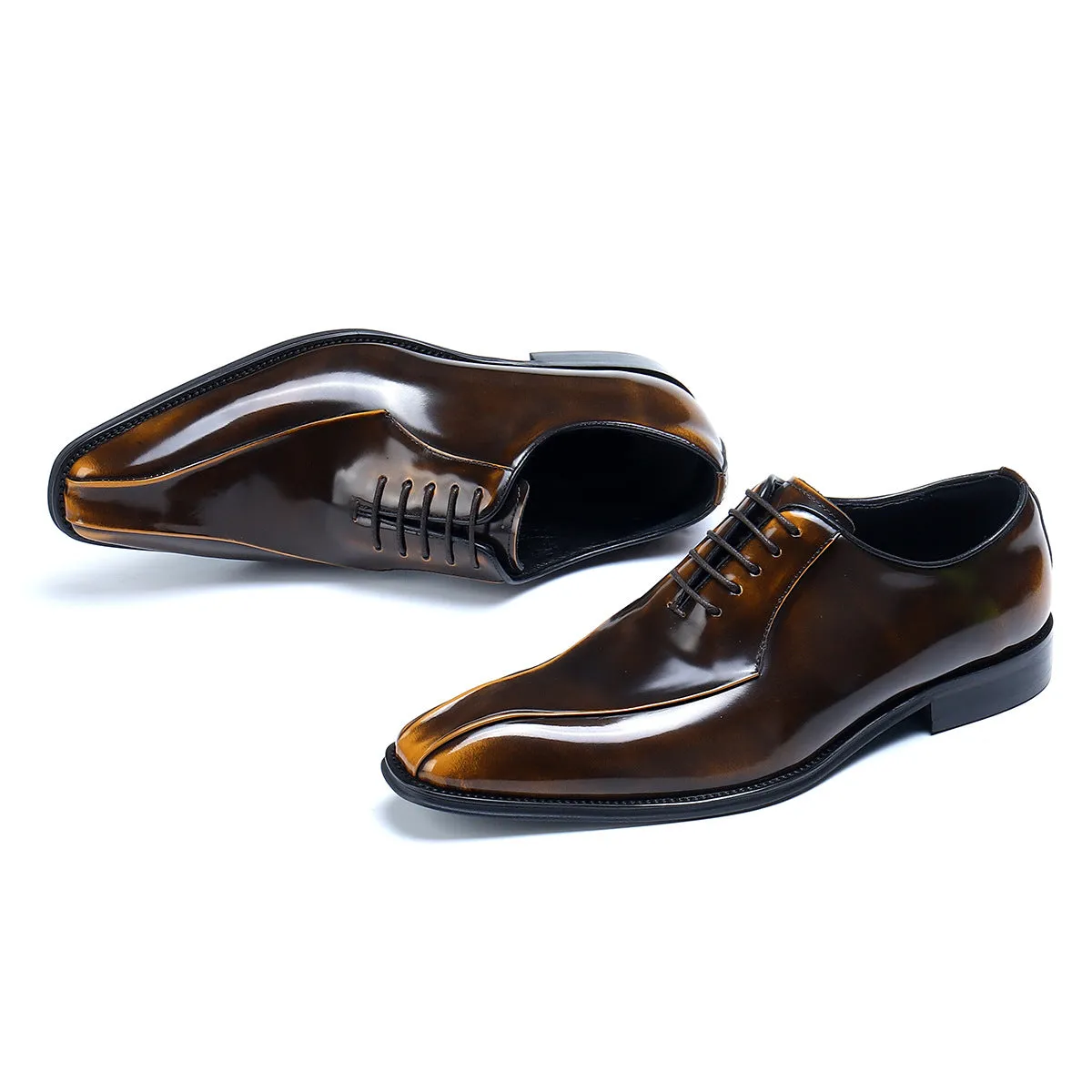 Men's Patent Leather Glossy Leather Shoes Business Formal Wear Oxford Shoes Men's Shoes mens shoes89272