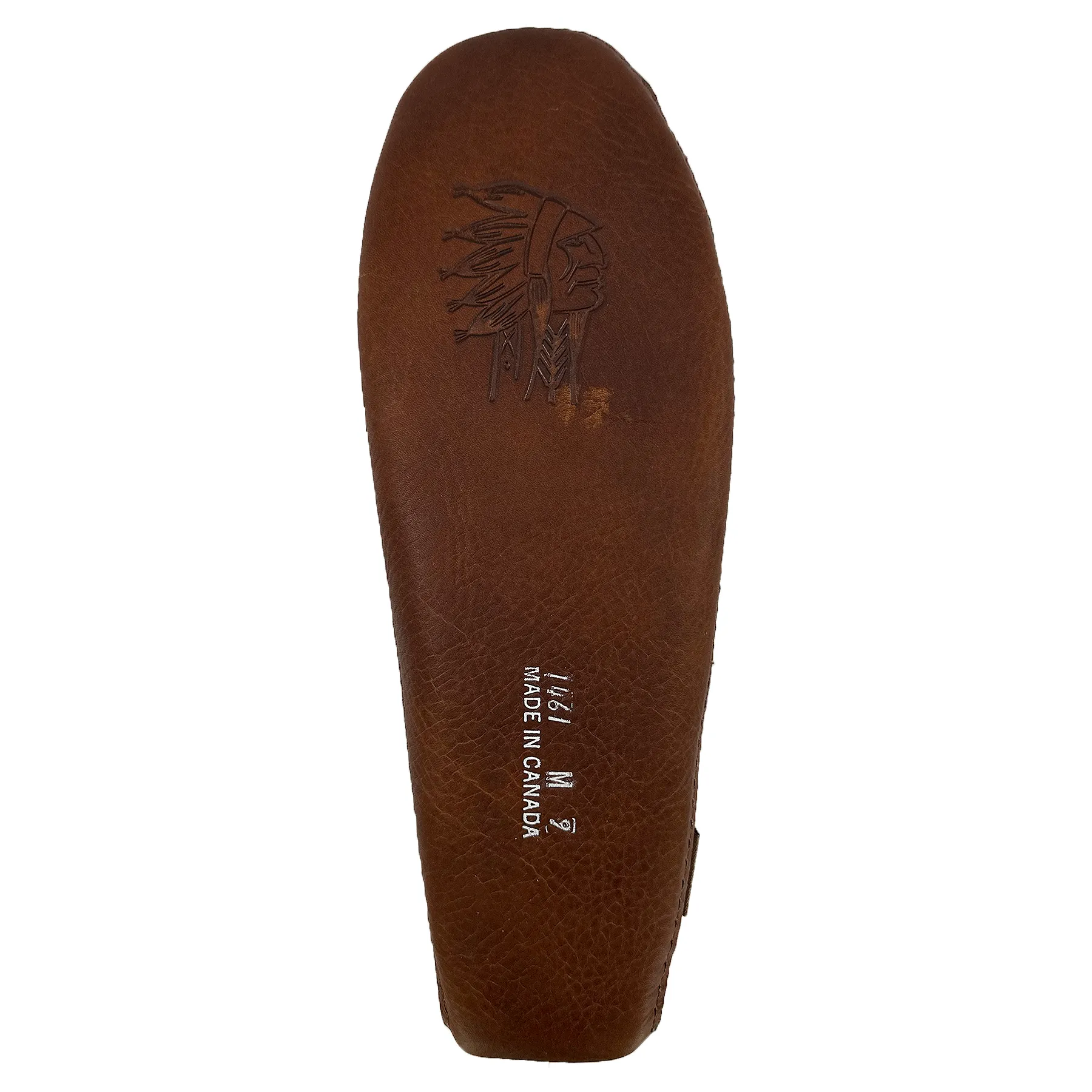Men's Wide Leather Earthing Moccasins
