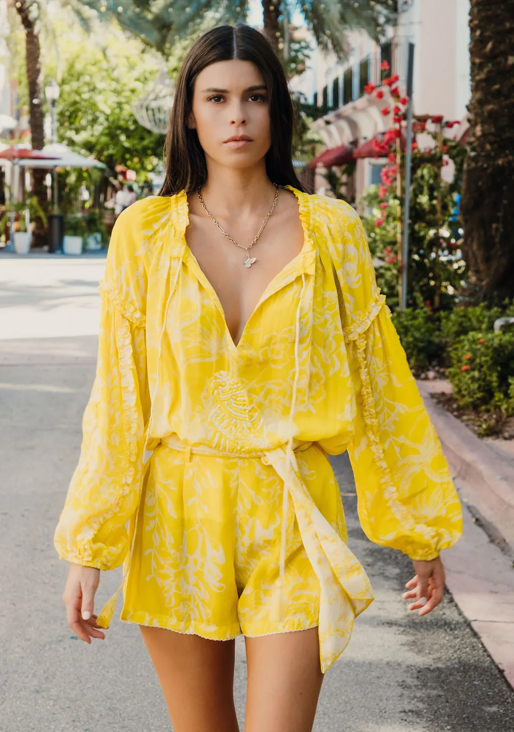 MIRABELLA TOP - MINERVA YELLOW