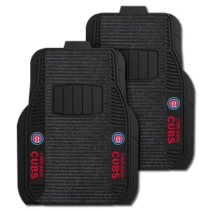 MLB - Chicago Cubs 2-pc Deluxe Car Mat Set