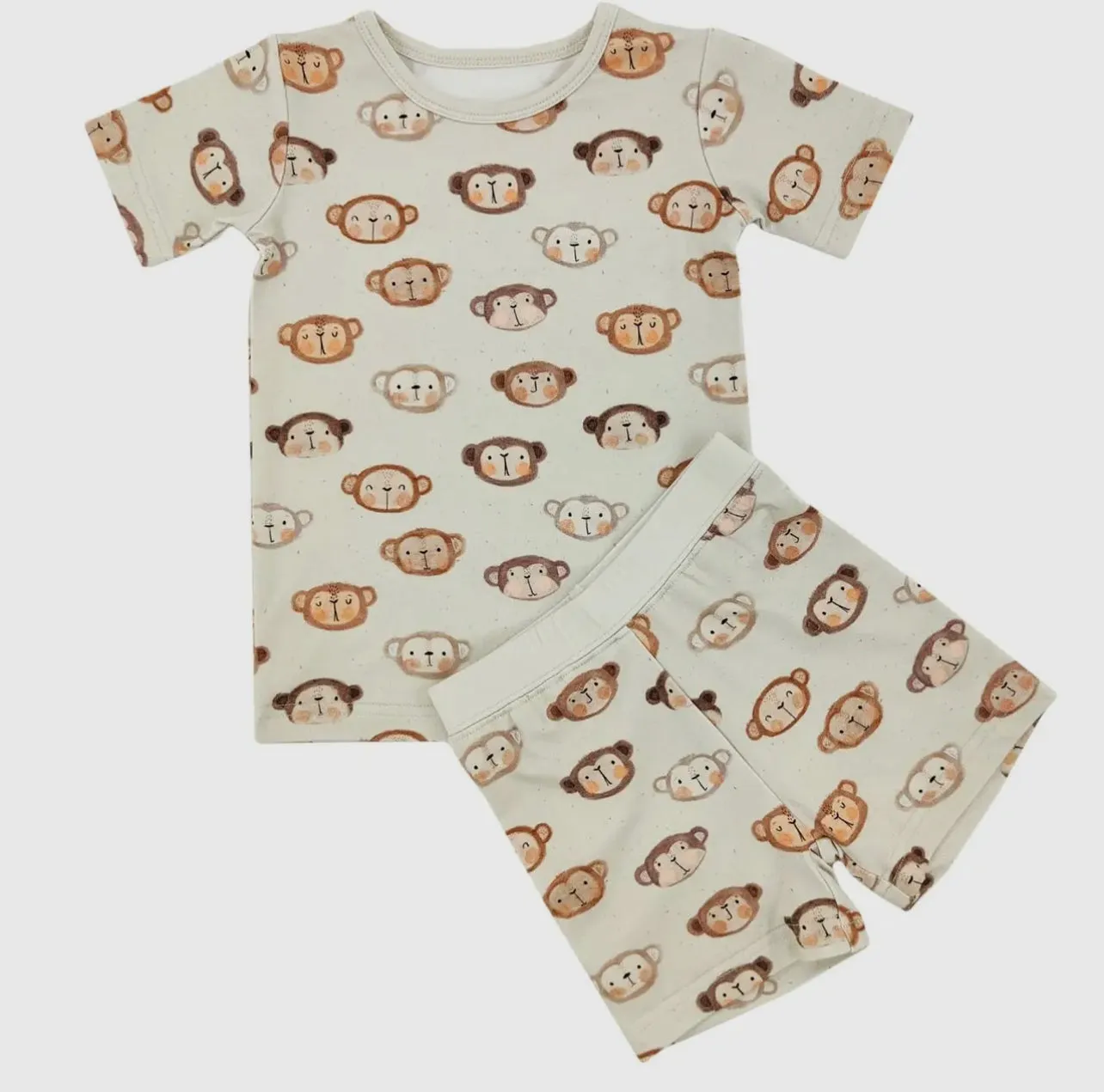 Monkey Business Bamboo Short Set
