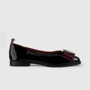 Morbido Ladies Leather Comfort Pump Red BIL006