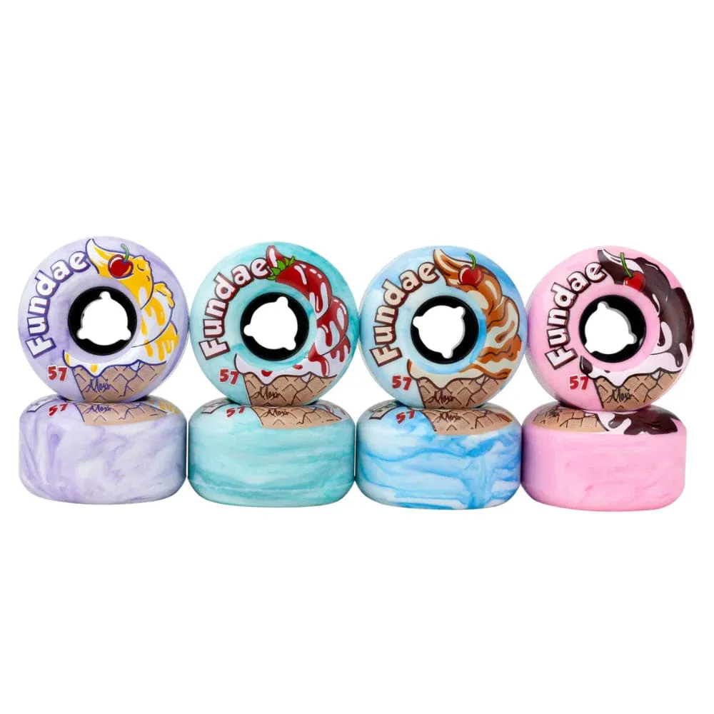 Moxi Fundae 57mm Quad Wheels- 4 pack