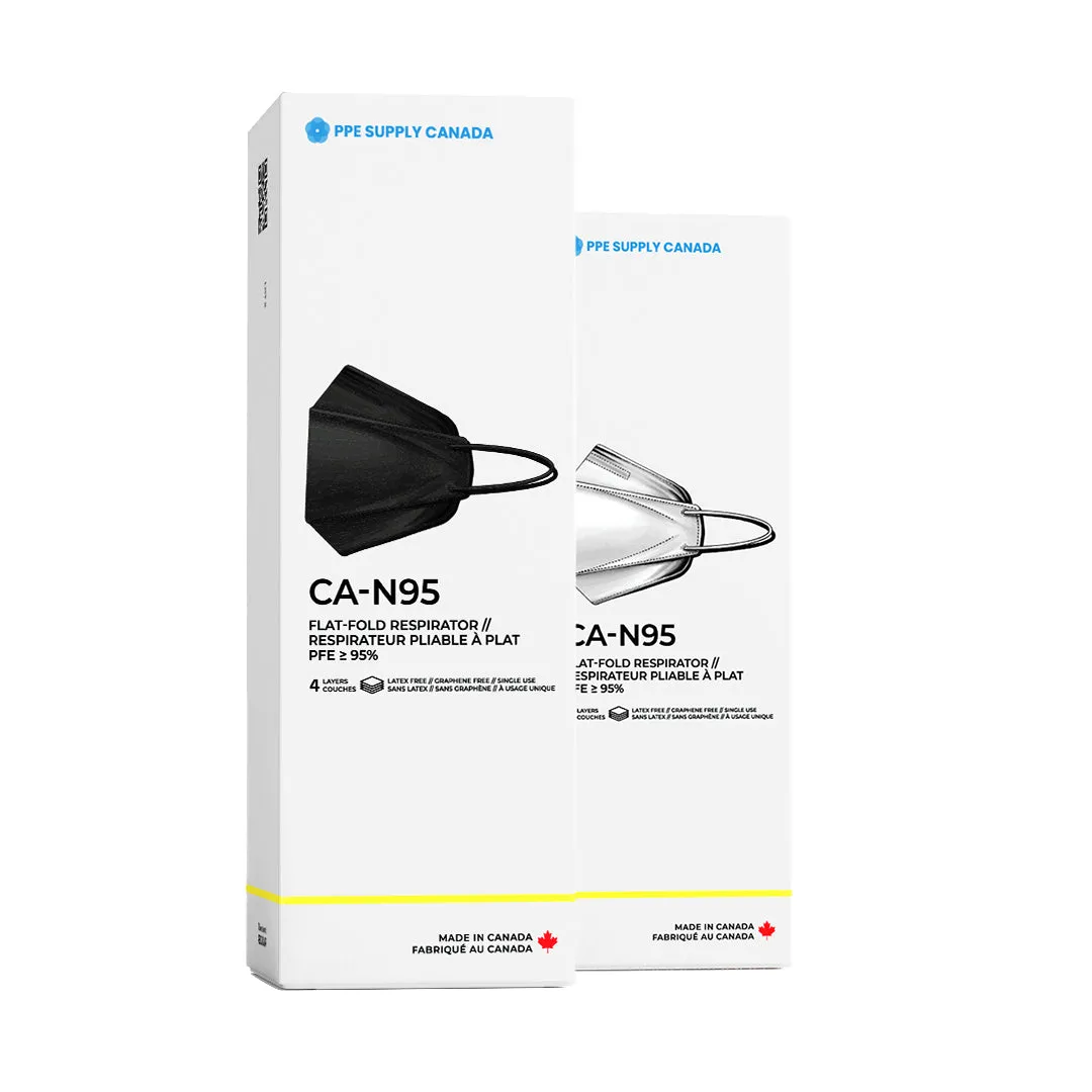 *N95 Respirator Made in Canada - Large (10 Masks/Box)