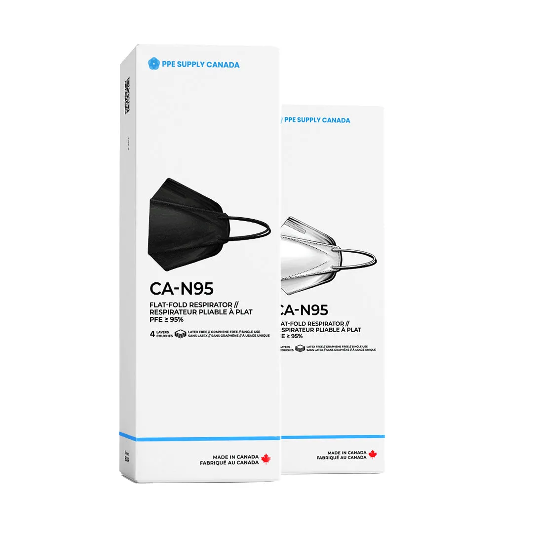 *N95 Respirator Made in Canada - Regular (10 Masks/Box)