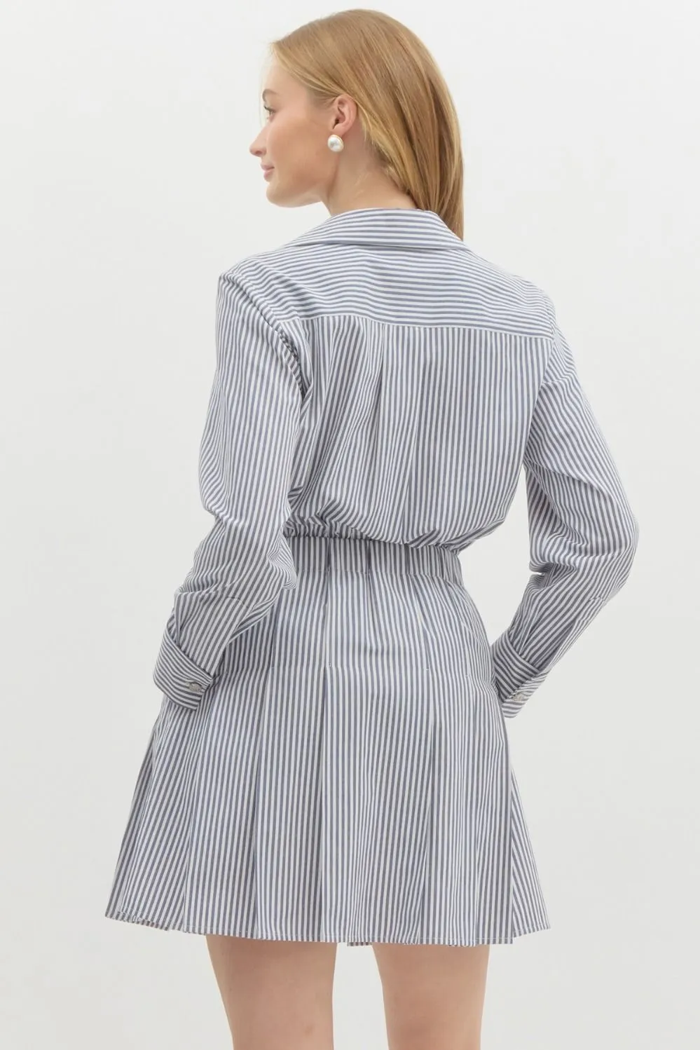 Navy Stripe Mini