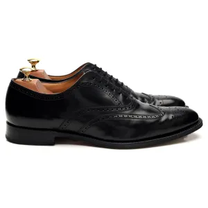 'New York' Black Leather Oxford Brogue UK 9 F