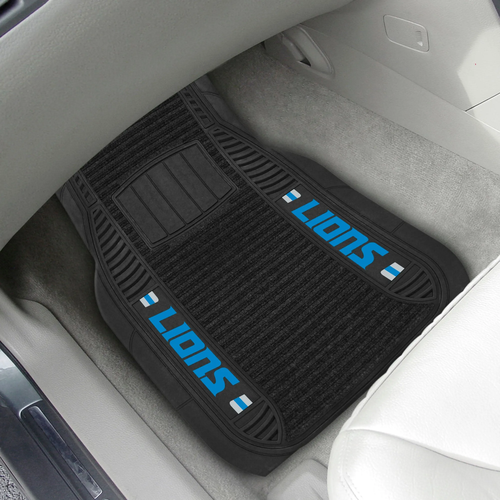 NFL - Detroit Lions 2-pc Deluxe Car Mat Set