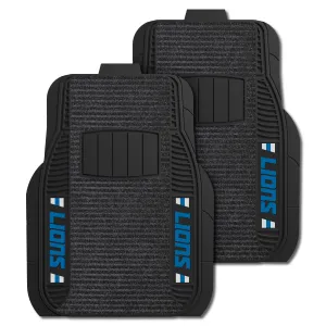 NFL - Detroit Lions 2-pc Deluxe Car Mat Set