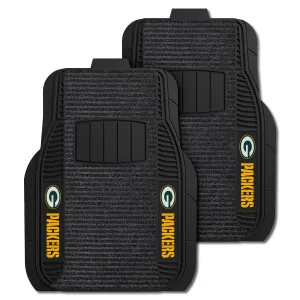 NFL - Green Bay Packers 2-pc Deluxe Car Mat Set