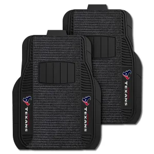 NFL - Houston Texans 2-pc Deluxe Car Mat Set