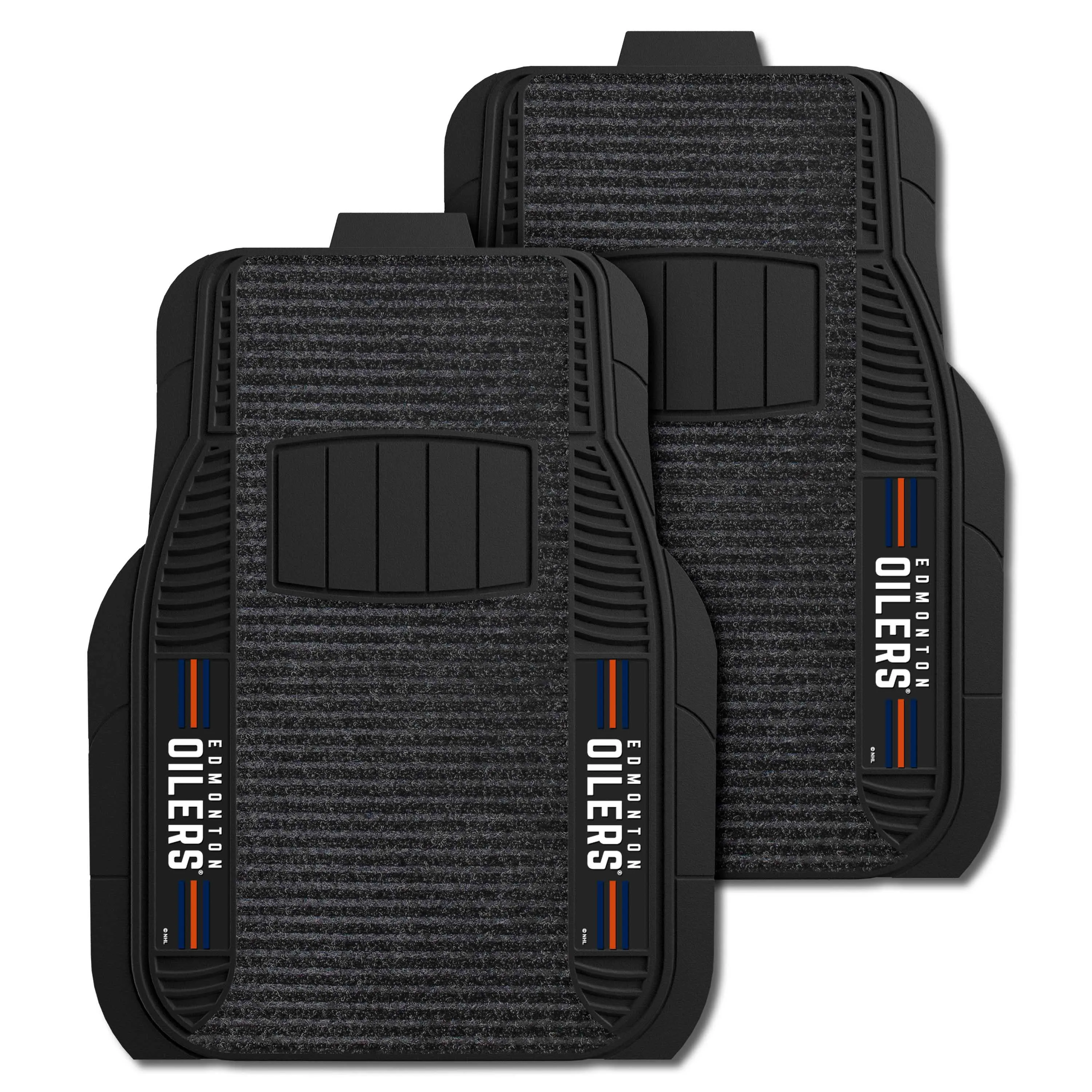 NHL - Edmonton Oilers 2-pc Deluxe Car Mat Set