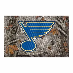 NHL - St. Louis Blues Camo Scraper Mat