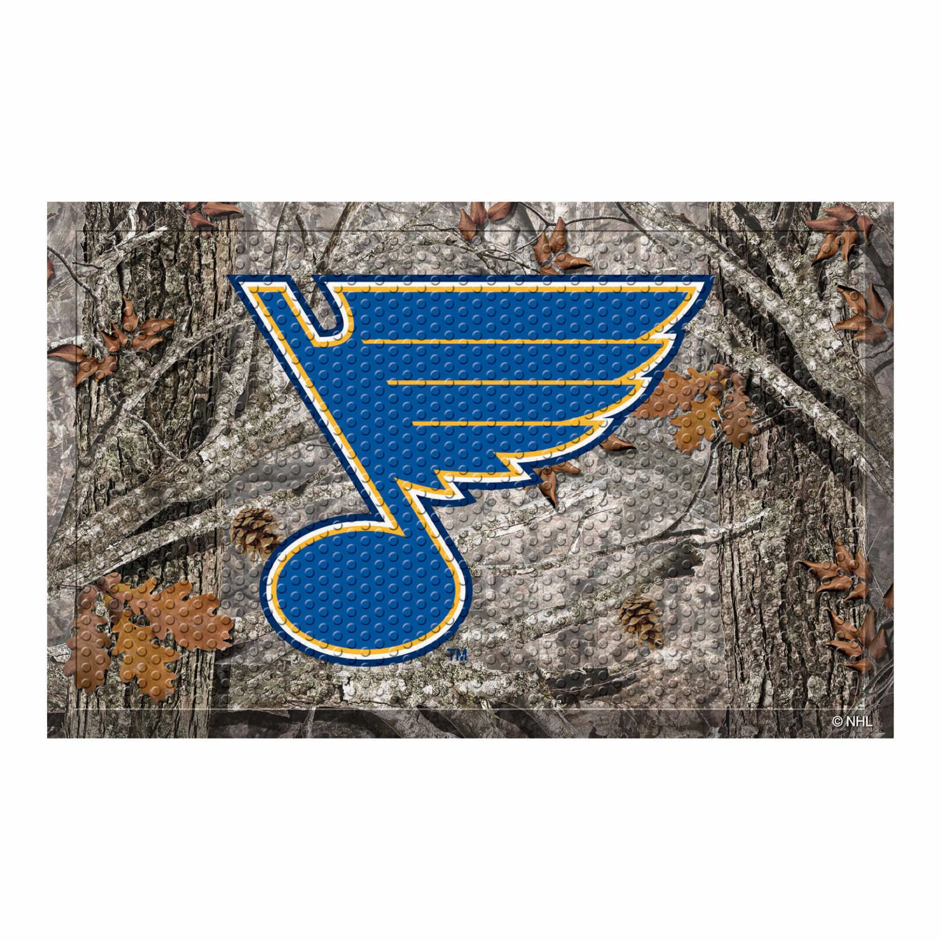 NHL - St. Louis Blues Camo Scraper Mat