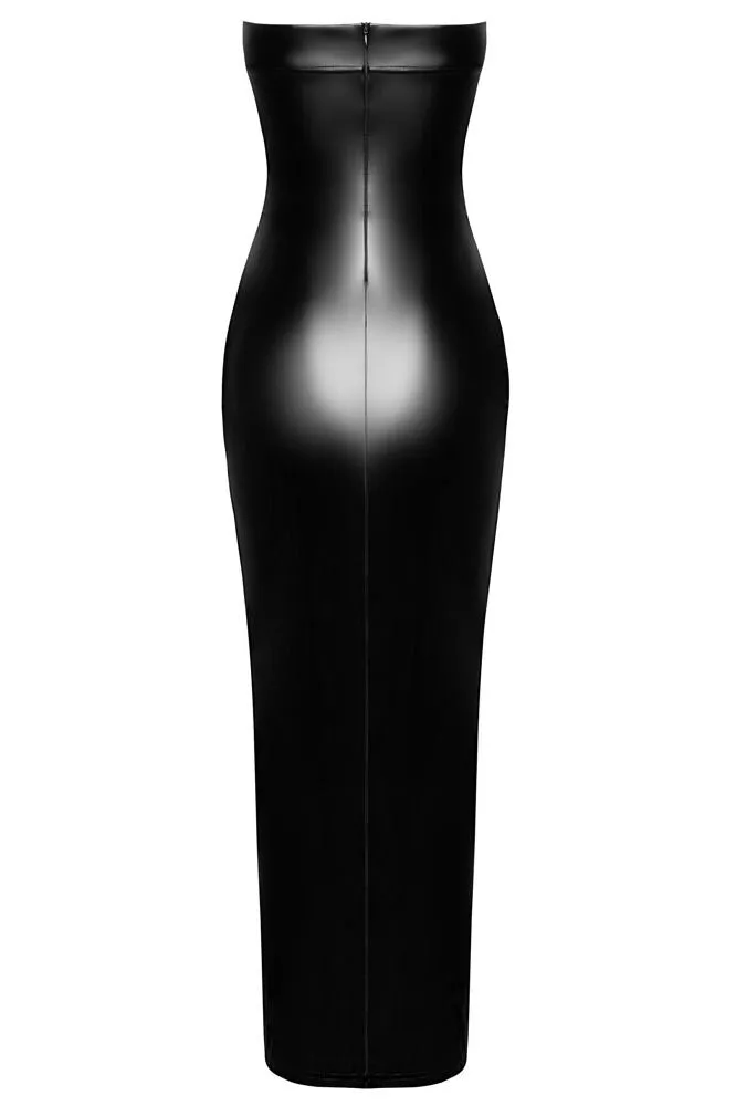 Noir Handmade Long Figure Flattering Dress