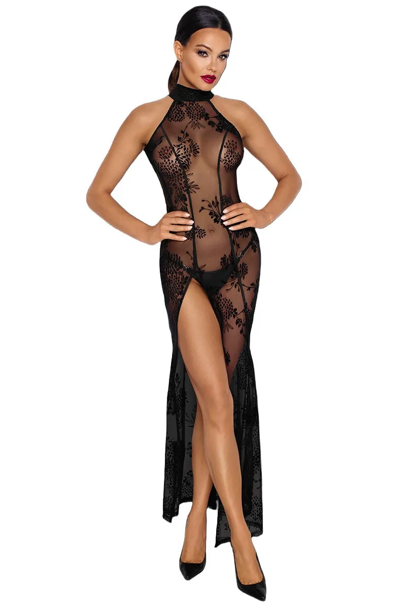 Noir Handmade Long Tulle Dress