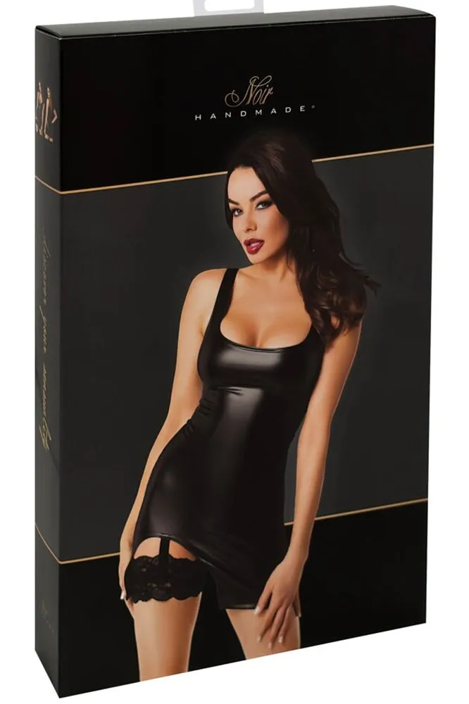 Noir Handmade Velvetine Mini Dress