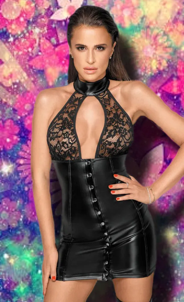 Noir Handmade Waisted Dress