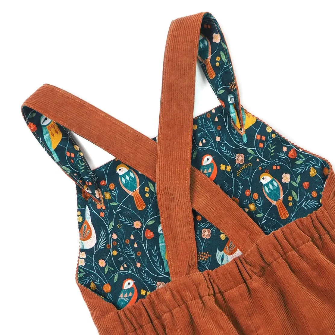 Oak Corduroy Pinafore Dress (Pre-order)