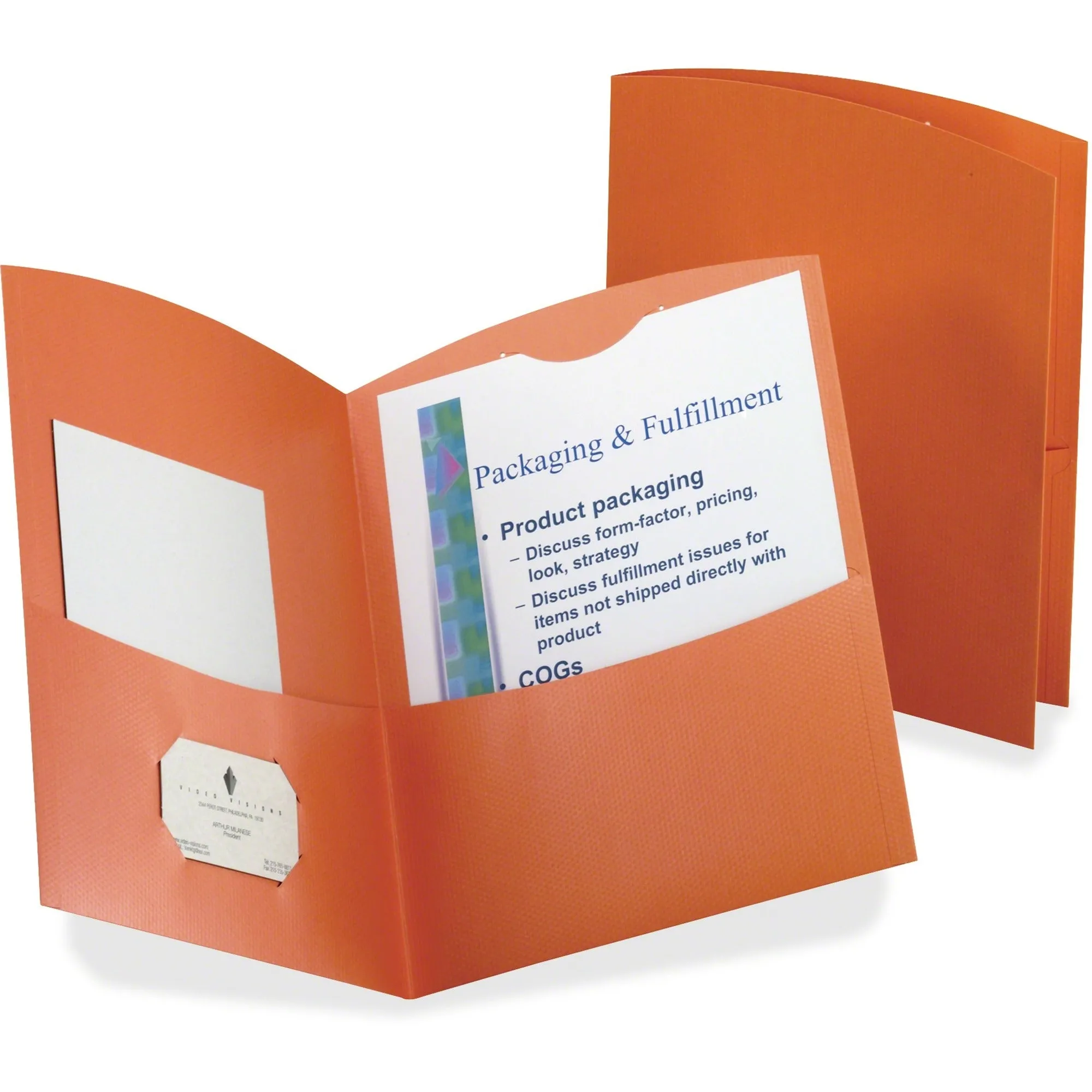 Oxford Contour Two Pocket Folder