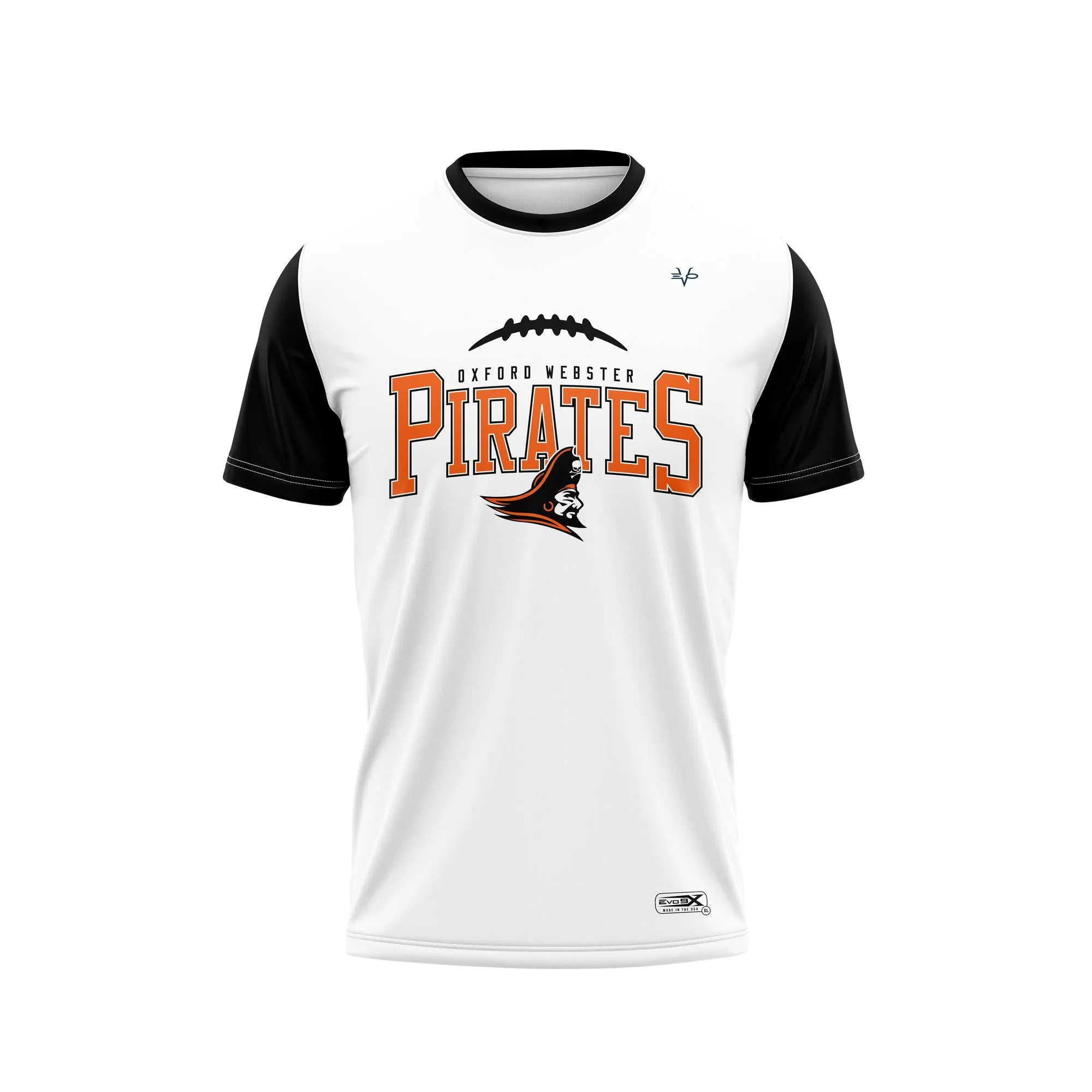 Oxford Webster Pirates Football Crew Neck SS
