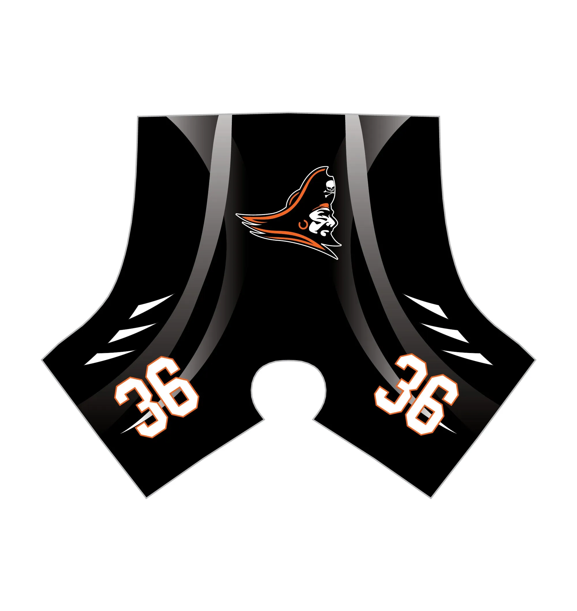 Oxford Webster Pirates Spat/Cleat Cover
